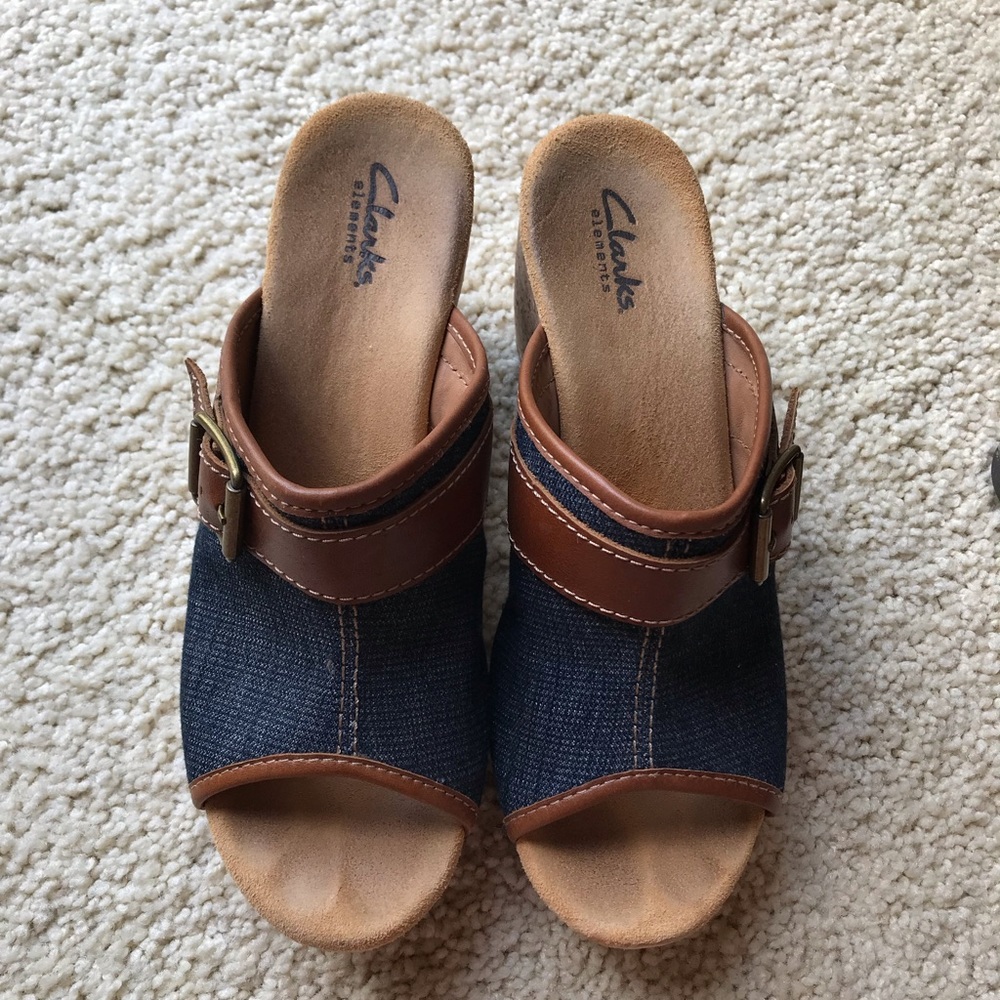 Clarks Wedges Size 8M